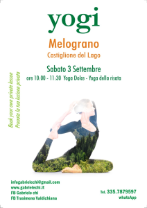 Yoga Castiglione del lago settembre